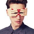 thumbnail image 3 of Novedad Fingers Shaped Glasses Fancy Ball Eye Mask Fiesta de Halloween Suministros Sunnimix máscara graciosa, 3 of 3