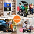 thumbnail image 3 of AbahubFit 4 Pack Extra Large Moving Bags Heavy Duty Storage Bags Boxes Bins Totes with Portable Handles, Visible Window and Suitcase-Style Zippers, 3 of 8