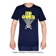 thumbnail image 1 of Playera George Talla 14 Manga Corta con Frase The Gamer Azul Marino, 1 of 1