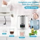 thumbnail image 2 of VEVOR Destilador de Agua 4L Filtro de Destilación de Agua con Recipiente de Vidrio 750W 1 L/H Ajuste de Velocidad, Destilación Filtro Purificador 7,9 lbs de Acero Inoxidable con Pantalla Doble, Blanco, 2 of 9