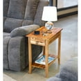 thumbnail image 6 of Casual Contemporary Living 2-Tier Solid Acacia Recliner Table with Drawer - Natural, 6 of 7