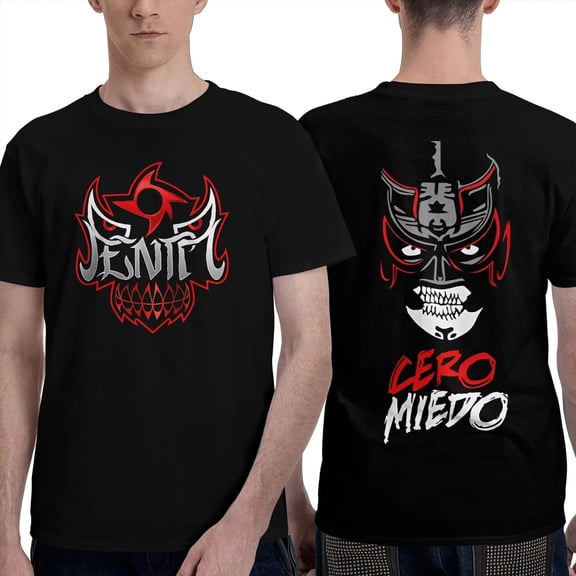 Penta El Zero Miedo Merch Shirt Vintage Unisex Tops Tee Jersey Outdoor Fashion Tee y2k Top