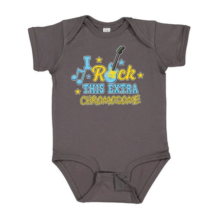 

Inktastic I Rock This Extra Chromosome Down Syndrome Awareness Gift Baby Boy or Baby Girl Bodysuit