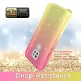 thumbnail image 4 of Moto G Power 2021 Case, Rosebono Hybrid Glitter Sparkle Transparent Colorful Gradient TPU Skin Cover 360 Protection Case For Motorola Moto G Power 2021 (Gold/Pink), 4 of 4