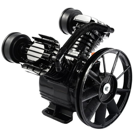 Style Pump Head - GHP 1200RPM 8.8 CFM 3HP 2-Piston V-Style Twin Cylinder Air Compressor Pump Motor Head