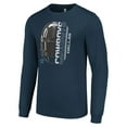 thumbnail image 2 of Men's Starter Navy Dallas Cowboys Half Helmet Logo Long Sleeve T-Shirt, 2 of 3