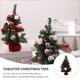 thumbnail image 3 of KAKOWELY pieza de encantador mini árbol de Navidad, árbol de Navidad de escritorio, árbol de Navidad artificial, 3 of 5