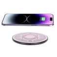 thumbnail image 1 of Cargador Inalámbrico Magic Array De 20 W, Cargador Inalámbrico Rápido De Plástico Con Efecto De Luz De Respiración Portátil De Moda Para Auriculares Para Teléfonos, 1 of 7