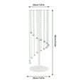 thumbnail image 3 of 2Pcs Flower Column Crystal Flower Stand Tall Vases for Wedding Party Centerpieces 23.6in, 3 of 14