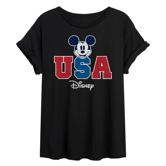 Disney - Americana - Mickey USA - Women's Oversized T-Shirt