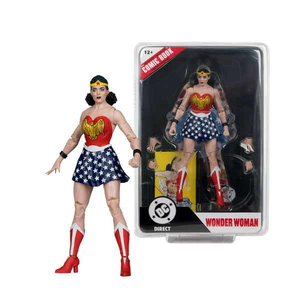 Wonder Woman (DC Page Punchers: Wonder Woman #1) 7" Action Figure w/ Comic - McFarlane Toys