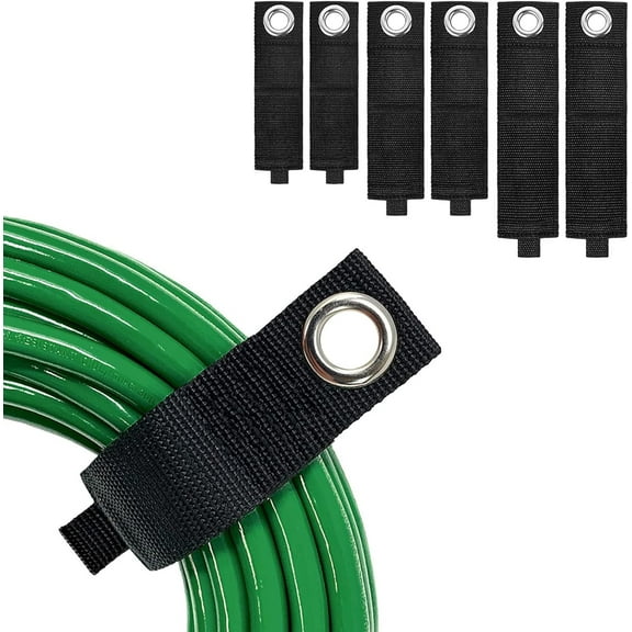 Extension Cord Holder, 6 Packs Extension Cord Organizer for Garage Organization Cord Storage, Work Van Cord Hooks and Shed Heavy-Duty Storage Straps for Cable, Hose, Rope Organizing Cord Hanger