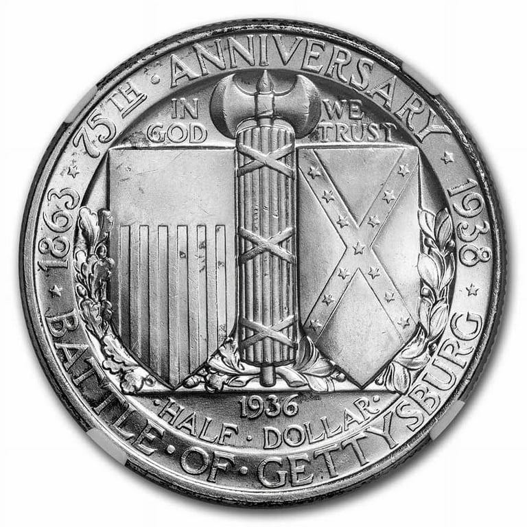 『NGC MS64』コロンビア市150周年記念ハーフダラー銀貨(1936年) NGC MS64』コロンビア市150周年記念ハーフダラー銀貨(1936年) NGC MS64