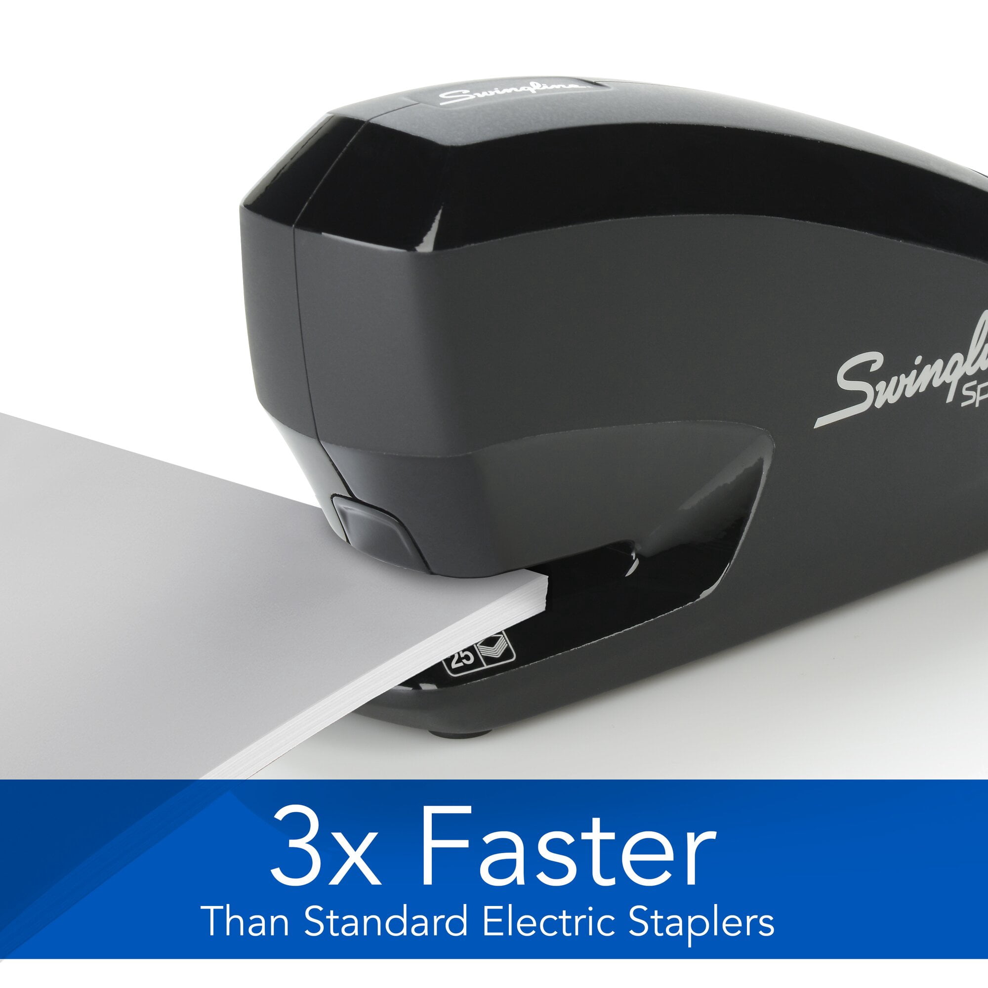Swingline Speed Pro 25 Electric Stapler Value Pack, 25 Sheet Stapler, 5,000 S.F. 4 Premium Staples, Staple Remover