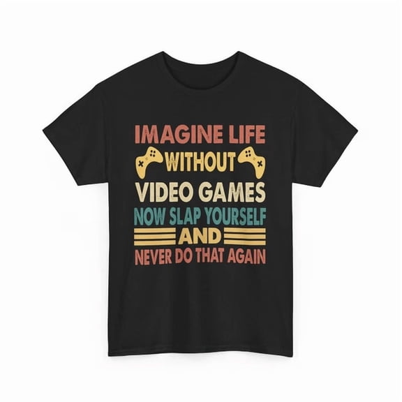 Gamer T-Shirt S-5XL, Video Game Lover Tee, Classic Gaming Graphic Shirt