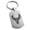 Silver, variant on Stainless Steel Rising Phoenix Blaze Engraved Dog Tag Keychain Keyring