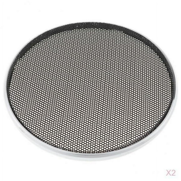 2xCar Audio Universal Speaker Grill Cover para DIY / Amplificador 8 Pulgadas