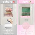 thumbnail image 6 of Topboutique 2 Pcs Pink Soft Fluffy Locker Rugs,Mini Area Rug with Non Skid Backing,12" Square Plush Mats for Desktop Photography Decor, 6 of 7