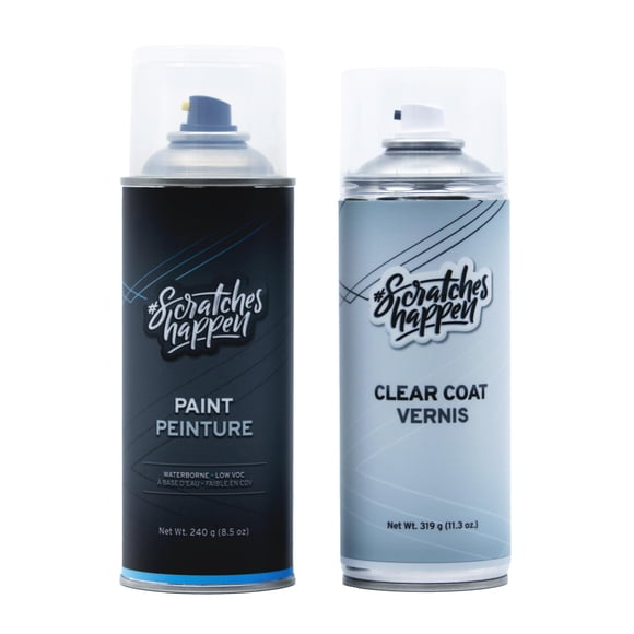 ScratchesHappen Exact-Match Spray Paint - Pacific Blue Metallic (WA619D/GA0) for GMC - Essential (Paint + Clear Coat)