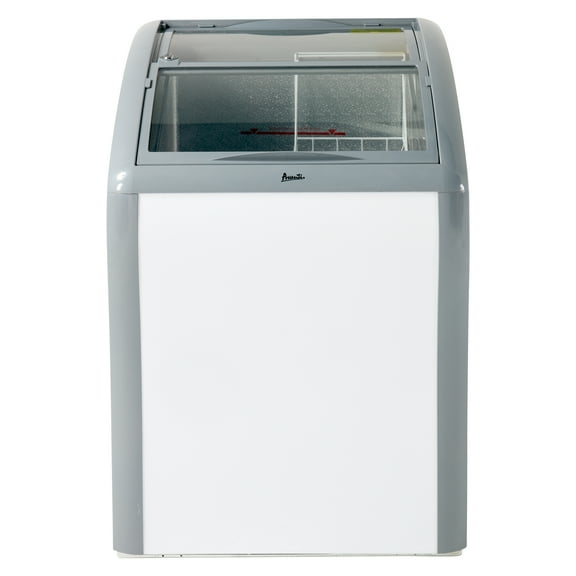 Avanti 4.2 cu ft 1-Glass Door Top-Freezer Refrigerator, Metal