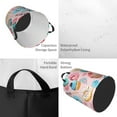thumbnail image 4 of Balery Cupcakes and Donuts Round Laundry Basket with Handles Waterproof Freestanding Laundry Hamper for Clothes Toys in the Dorm and Family-Medium, 4 of 8