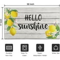 thumbnail image 2 of Zoeeya Hello Sunshine Welcome Mat Hello Sunshine Doormat Lemon Door Mat Outdoor Lemon Welcome Mat Spring Door Mat Summer Doormat 30"x17", 2 of 6