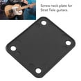 thumbnail image 3 of Electric Guitar Neckplate, Easy Installation Black Color Neckplate Plastic Wear  10PCS  For Practicing, 3 of 8