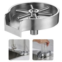 Spray washing bibcock,Sink Bar Stainless Bar Stainless Steel Cup Sink Bar Bottle Cup Sink Kitchen Sink Wemay Buzhi