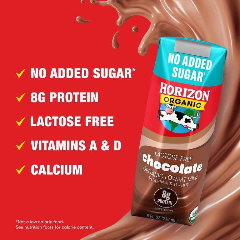 Horizon Organic Shelf Stable Lactose Free No Added Sugar 1% Lowfat