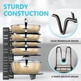 thumbnail image 4 of Stelive 8 Tier Dual Sided Pan Rack Pot Pan Organizer Adjustable Pan Pot Rack Pantry Organizer Holder Kitchen Pot Organizer Holder Pot Lid Organizer, 4 of 12