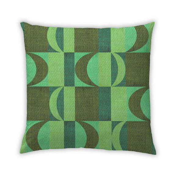 Ahgly Company Outdoor Square Contemporary Throw Pillow, 18 inch by 18 inch