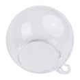 thumbnail image 5 of RichLink Diameter 8Cm 10Cm Clear Borosilicate Glass Bauble Balls Hanging Candle Holder Romantic Wedding Home Vase Hanging Decoration,8cm, 5 of 10