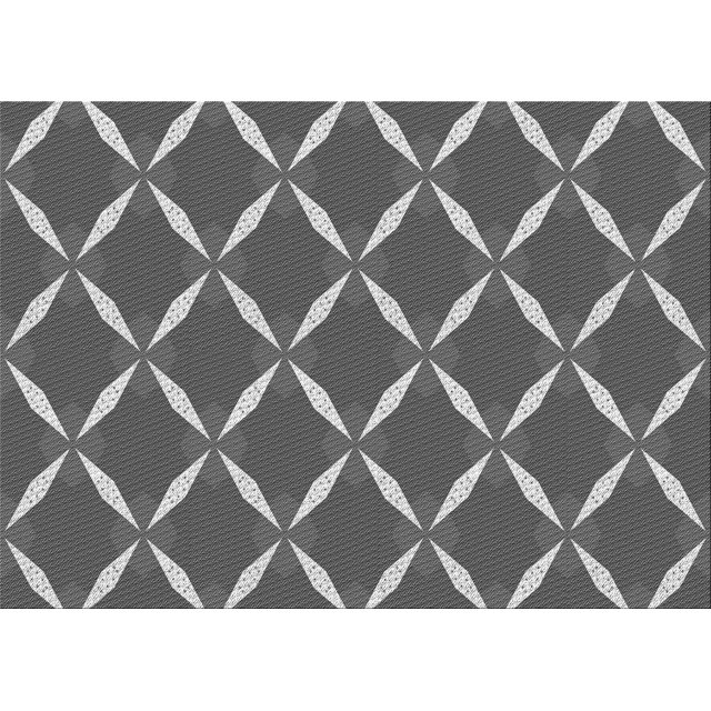 Ahgly Company Tapis d'Intérieur Lavables en Machine Rectangle Transitionnel Gris Loup Gris, 5' x 7'