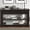 Distressed Black, variant on 48'' Solid Pine Wood Top Console Table, Modern Entryway Sofa Side Table with 3 Storage Drawers and 2 Shelves. Easy to Assemble (Brown)