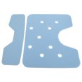 thumbnail image 1 of OUNONA 2 Pcs Rectangular Bath Stool Mat Shower Chair Pad Sky Blue XPE Waterproof For Elderly, 1 of 6