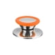 thumbnail image 1 of Perilla Universal de Acero Inoxidable Moyic para Tapa de Olla Antiescaldado Naranja Pequeño, 1 of 6