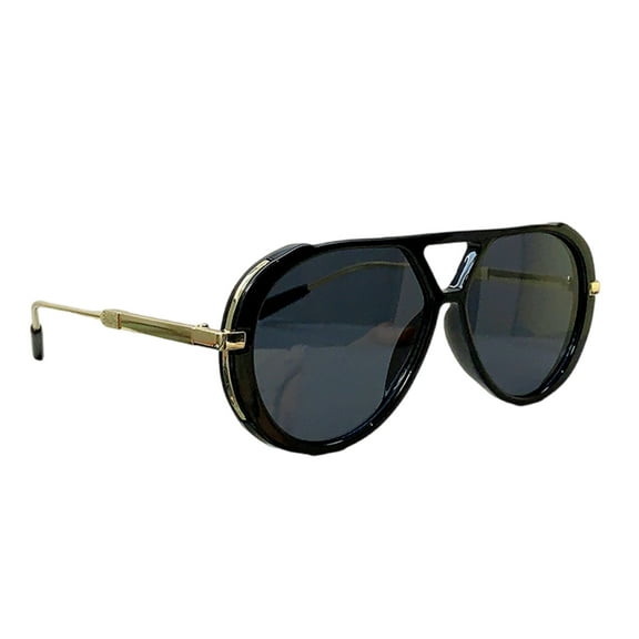 Jesscasday Modern Leopard Print Sunglasses Gradient Lenses Double Bridge Frame Eye Glasses