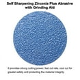 thumbnail image 3 of SATC 50Pcs 2" (50mm) Zirconia Quick Change Sanding Discs 36 Grit for Polishing, 3 of 6