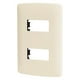 thumbnail image 1 of PLACA 2 VENTANAS PLASTICA MARFIL ITALIANA VOLTECK 48089 VOLTECK PPDO-I, 1 of 2