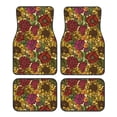 thumbnail image 1 of Kdxio Sunflower Print Car Floor Mats Universal SUV Front Rear Floor Foot Mats 4-Piece Full Set with Non-Slip Rubber Backing Car Accessories for Most Cars, 1 of 7