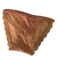 thumbnail image 1 of Logo Personnalisé Lettre Taille Basse Tangas Rayés Bikini Invisible Strings Femmes sous-Vêtements Culottes Coton String, 1 of 4