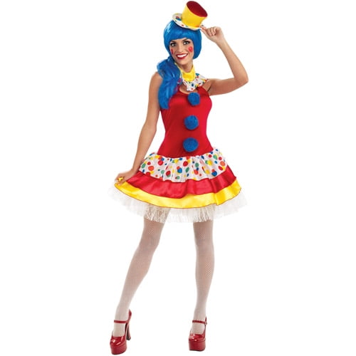 Giggles Clown Adult Halloween Costume - Walmart.com