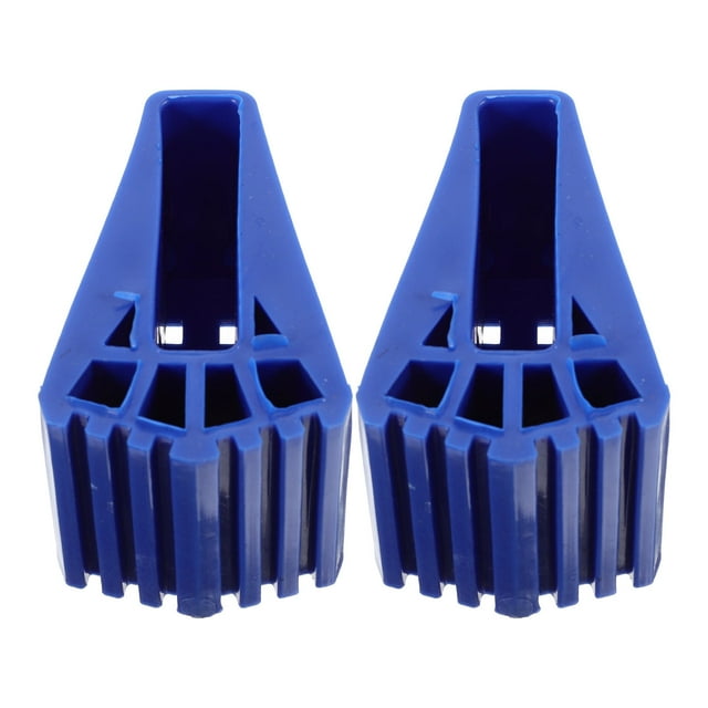 FUEENIRVA 2Pcs Blue Plastic Ladder Feet Covers for Anti Slip and Stabilizing Extension Ladder End Caps