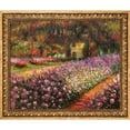 thumbnail image 2 of La Pastiche Claude Monet 'Artist's Garden at Giverny' Hand Painted Oil Reproduction, 2 of 5