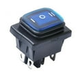 thumbnail image 4 of Lefu 2PCS 6 Pin 3 Position Car Boat On-Off-On Rocker Switch DPDT 16A 250V AC Blue LED, 4 of 9