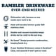 thumbnail image 2 of Vaso YETI Rambler de 1,25 L con asa y tapa con pajita de acero inoxidable, 2 of 6
