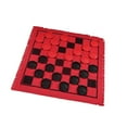 thumbnail image 4 of Juego de Mesa de Damas Strade Fareast Limited 3 en 1 Tapete de Juego Rojo, 4 of 8