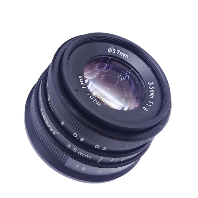 Lente Mini 35mm f / 1.6 APS-C para G1 G7 G9 GX1 GX8 GH5 Jinwen Lente de la cámara