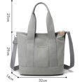 thumbnail image 4 of Jinsinto Women's Top Handles Canvas Tote Bag Large Capacity Handbag, 4 of 4