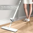 thumbnail image 2 of Microfiber Mop Floor Cleaning System Washable Pads Reusable Dust Mops with Soft Refill Pads Hardwood Wood Floor Cleaner Mop Dry Wet Mop, 2 of 9